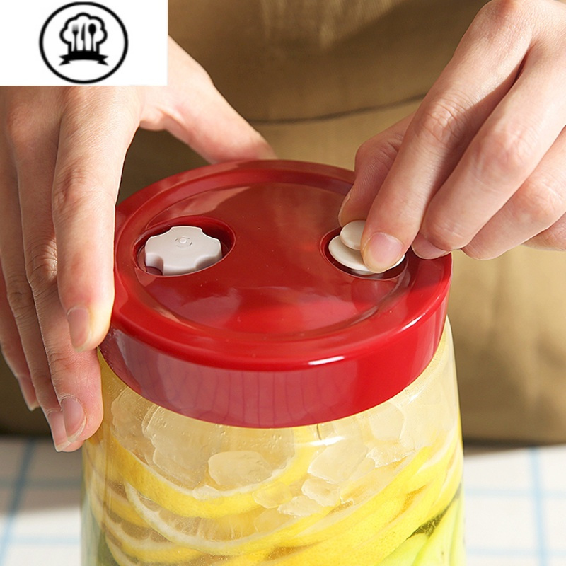 敬平酵素桶玻璃罐带盖自制柠檬百香果腌制罐腌菜咸菜玻璃家用泡菜坛子