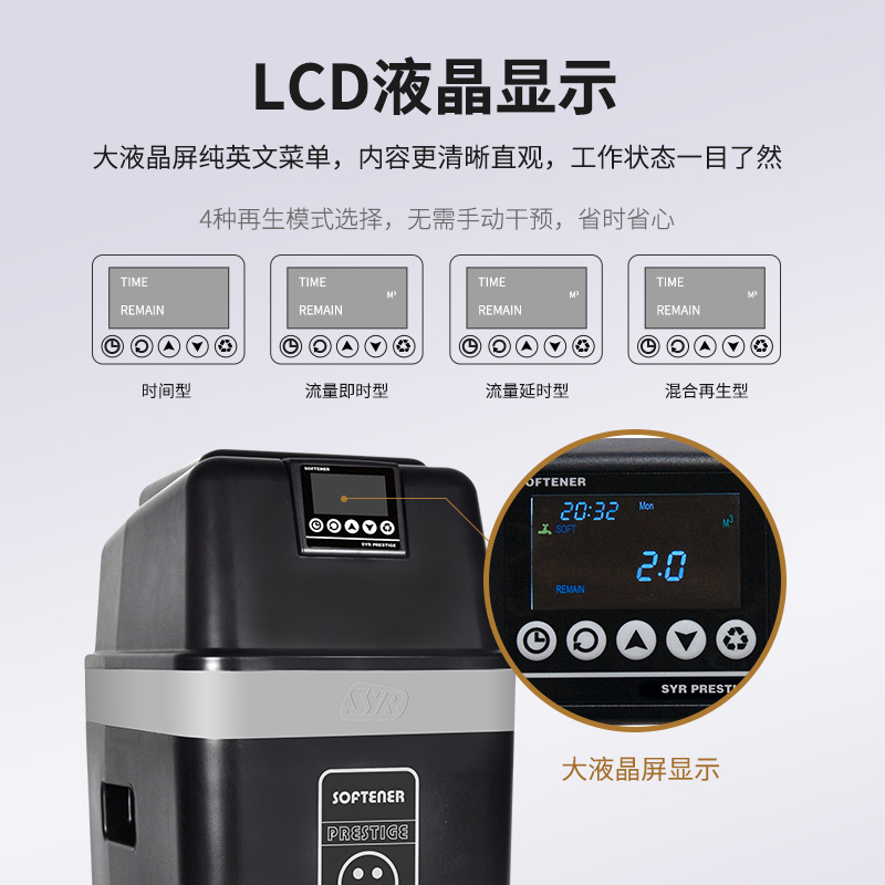 （SYR）汉斯希尔中央软水机 全屋除水垢净水器 家用软水处理器WS-GE4L-18高清大图