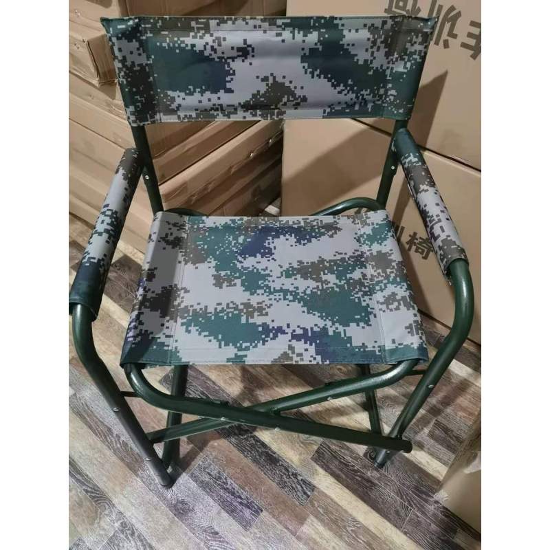 0.5*0.82*0.48m 迷彩折叠椅凳迷彩会议座椅便捷布面扶手椅