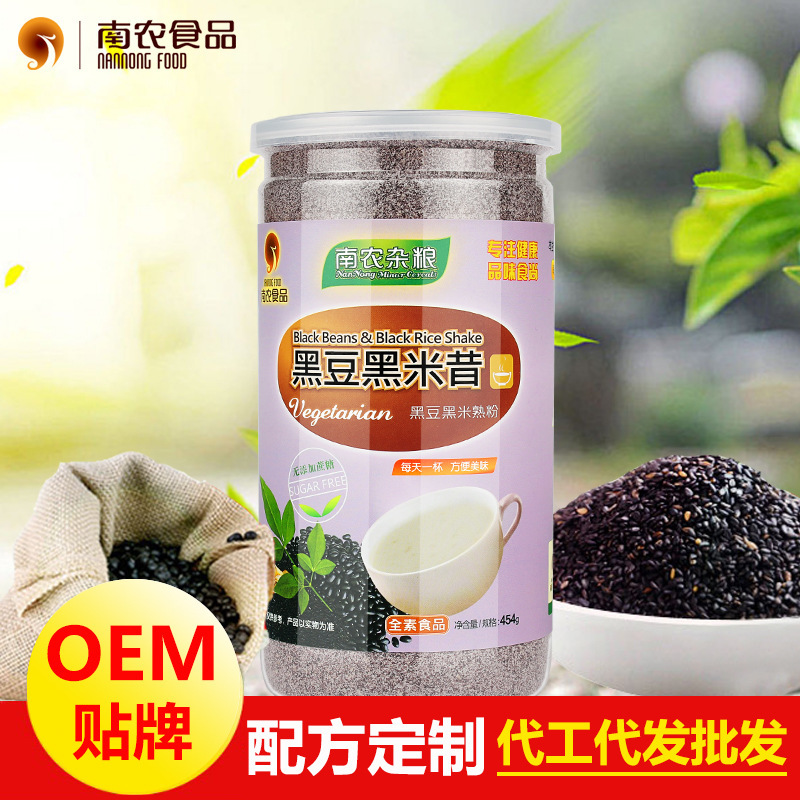南农黑豆黑米昔-无添加蔗糖454g/瓶
