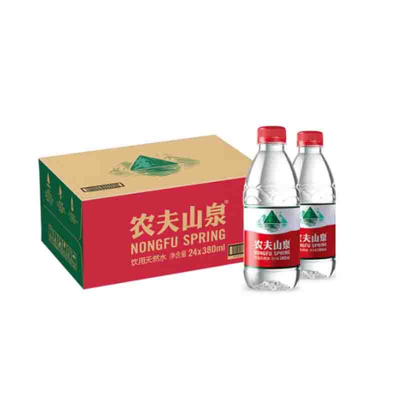 农夫山泉 饮用水 380ml*24瓶/箱-