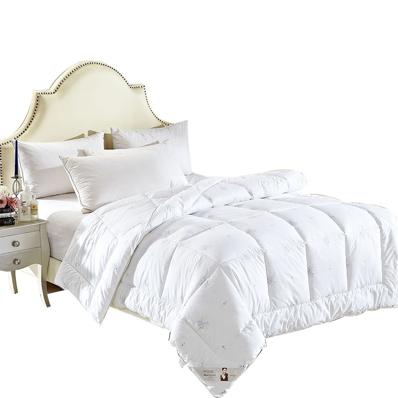 金丝莉 蚕丝羽绒被混纺羽丝棉被芯被子冬被四季被jb-936