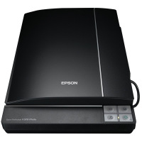 爱普生(Epson) V370 A4商务彩色影像/实物平板式扫描仪(黑色)