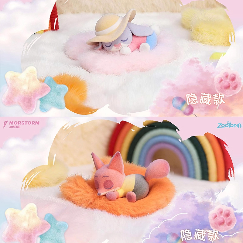 疯狂动物城2趴趴乐盲盒周边尼克朱迪米粒公仔毛绒玩偶正版小手办高清大图