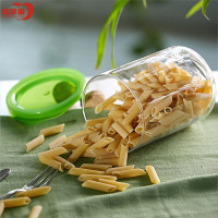青苹果 玻璃储物罐 无铅家用密封罐 厨房用品置物罐 茶叶罐 玻璃奶粉罐