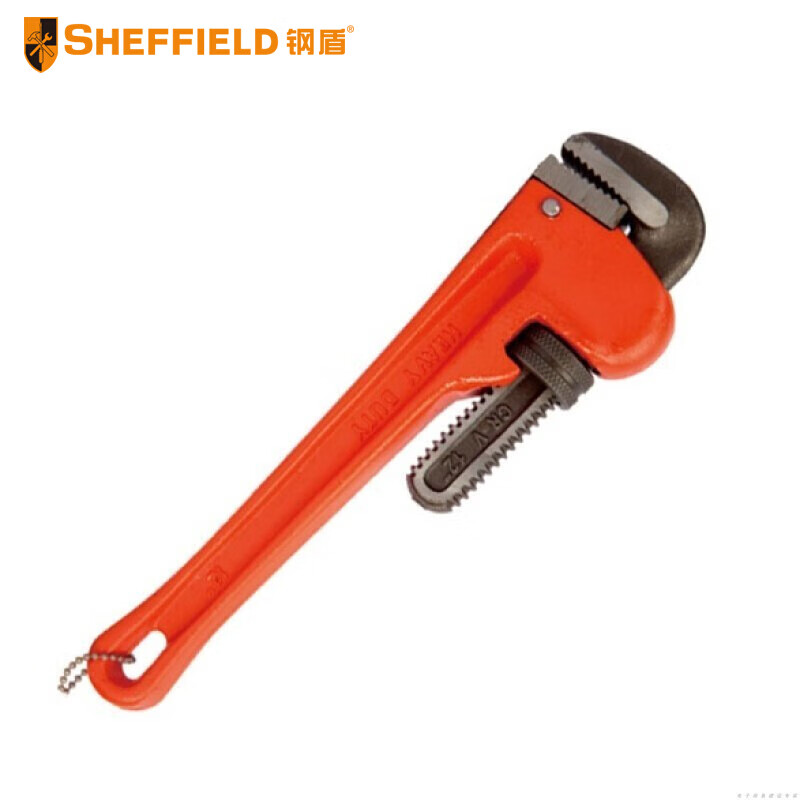 钢盾(SHEFFIELD) S104012 管钳12重型管子钳水管钳【家用】