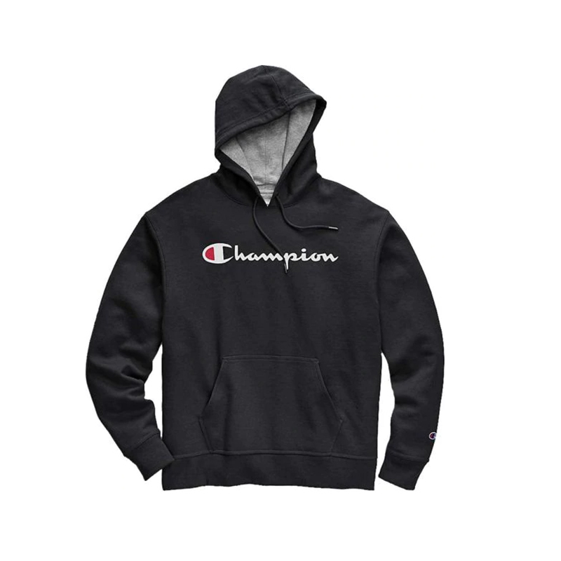 [直营]Champion 冠军潮牌 连帽秋冬卫衣套头长袖男士胸前草写字母