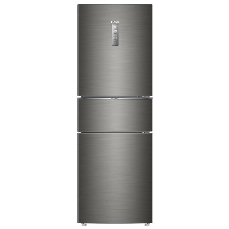 Haier/海尔 253升三门冰箱小型家用三开门电冰箱智能 风冷无霜 变频一级节能 干湿分储BCD-253WDPDU1
