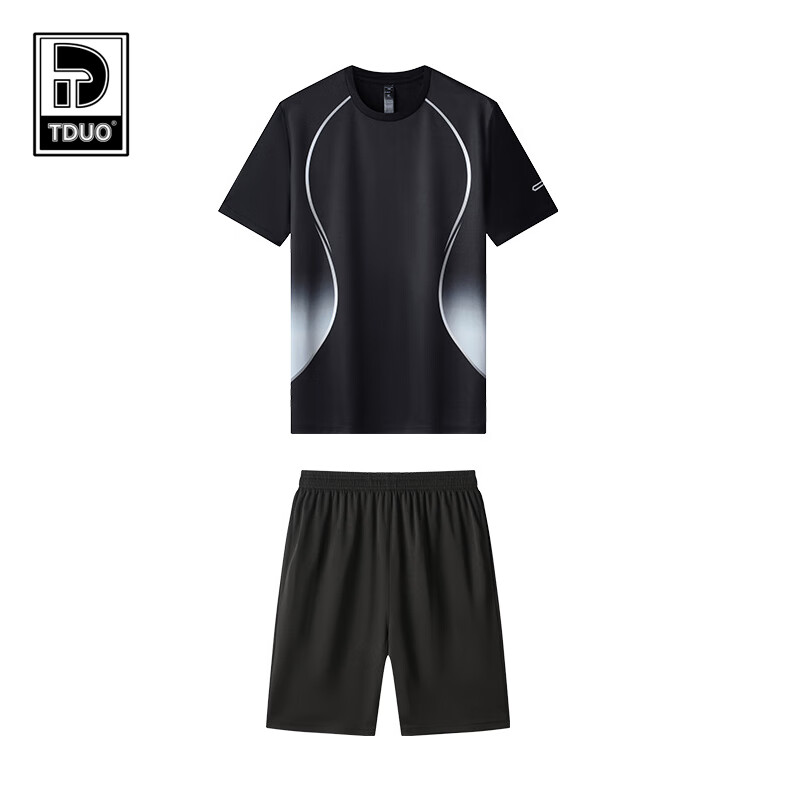 Tduo运动服 R4 套 黑灰A 4XL