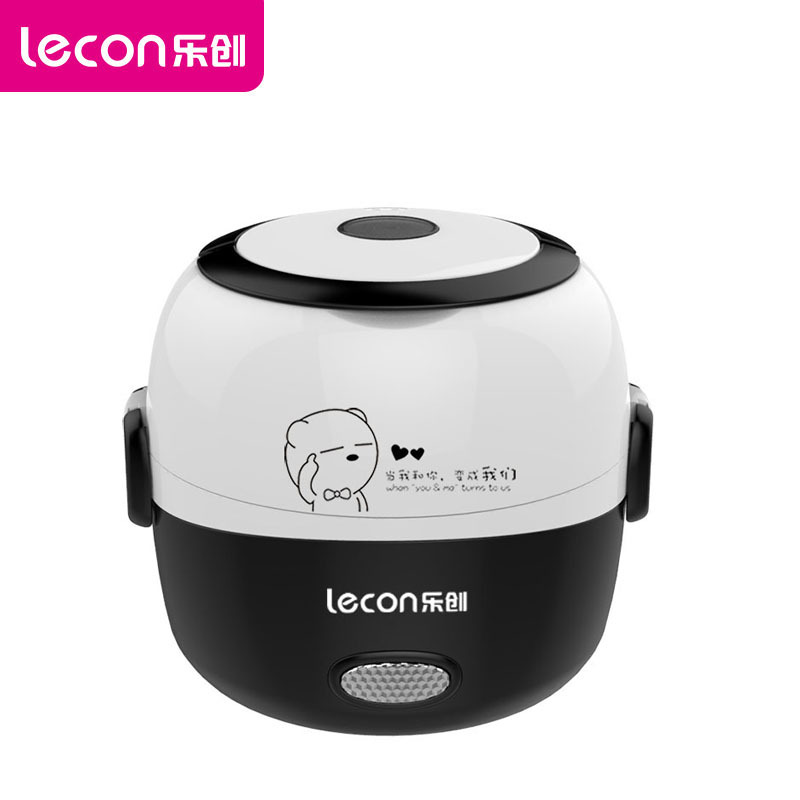 乐创(lecon) 蒸煮饭盒 LC-BWH05 200W 黑色