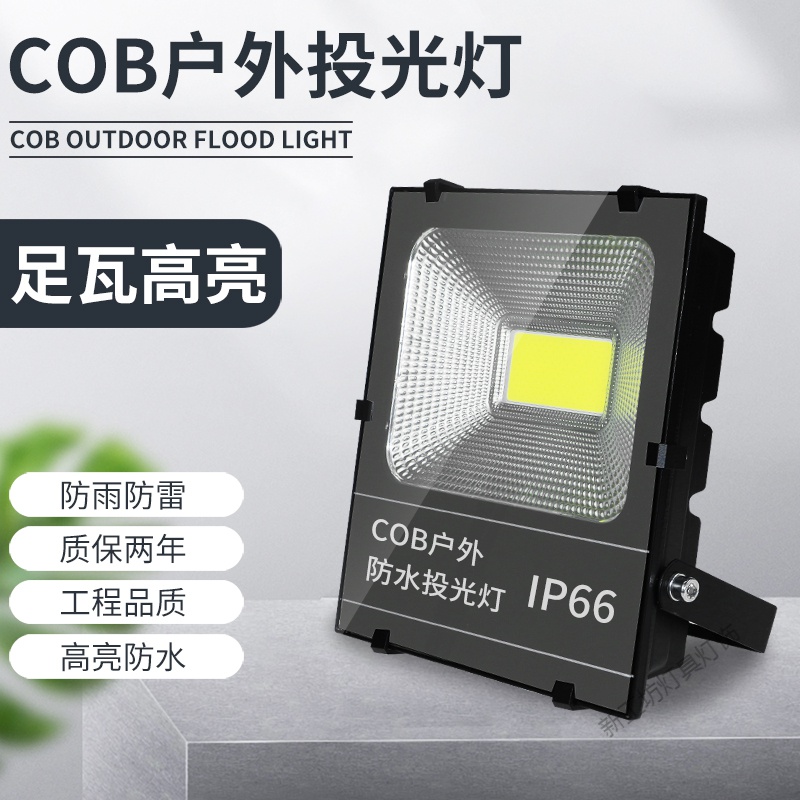苏宁放心购 led投光灯大功率投射灯防水招牌庭院路灯工程照明户外灯高清大图
