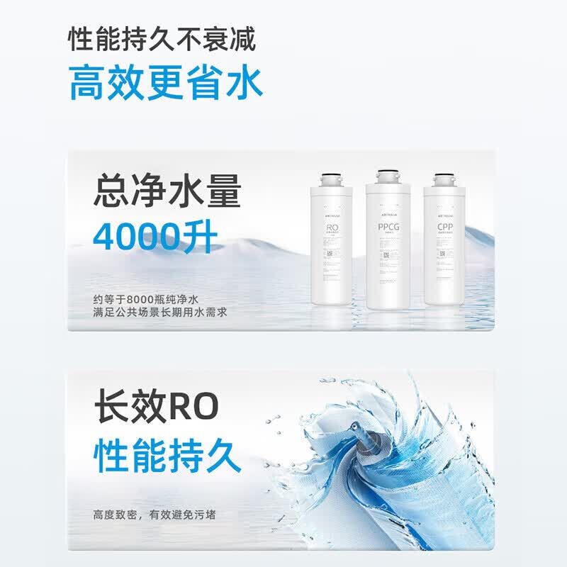 沁园(TRULIVA)商用净水器饮水机直饮机QS-ZRSW-C01090B(单位:台)高清大图