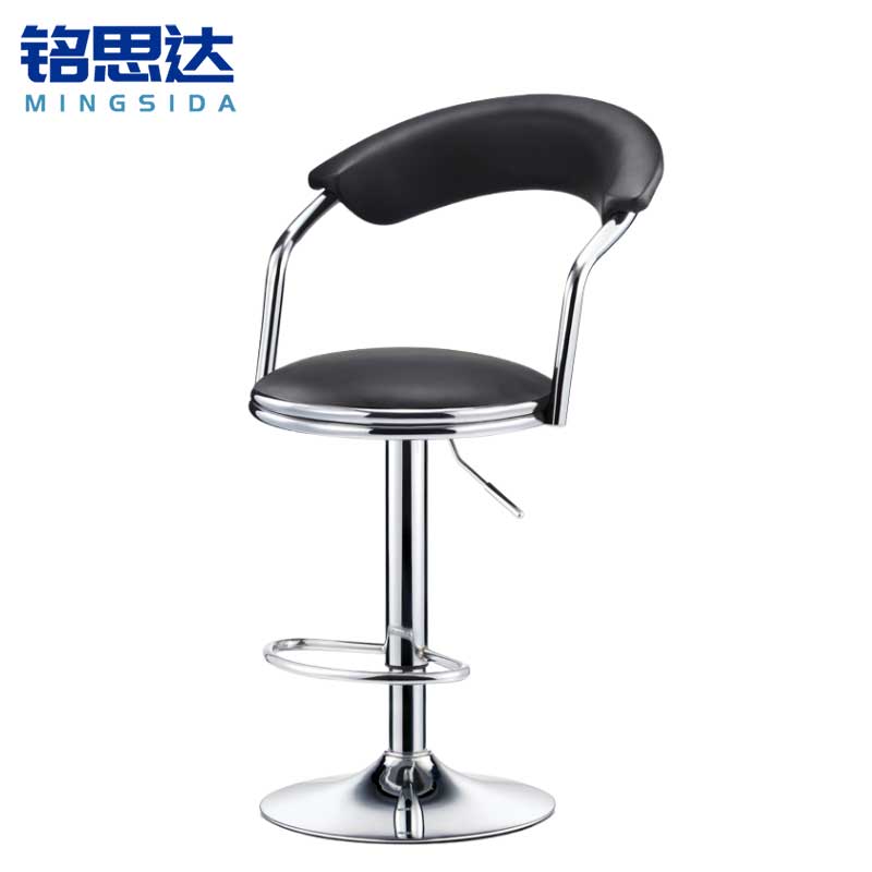 铭思达吧台椅带搁脚把