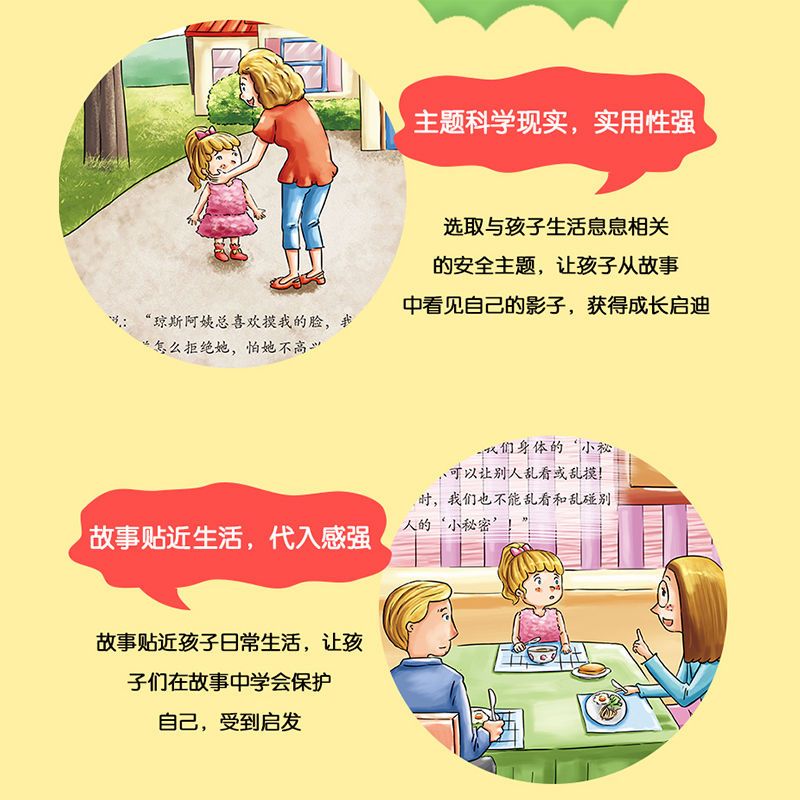 好习惯故事绘本[20本] 小公主自我保护故事绘本幼儿童性教育安全启蒙早教书不要随便摸我