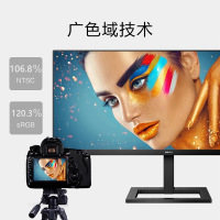 飞利浦(Philips) 345E2AE/93 34英寸 IPS屏 75Hz 多视窗 21:9超宽带鱼屏 可升降电脑显示器