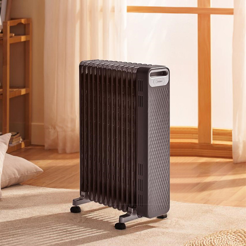美的(Midea)取暖器油汀电暖器烤火炉13片家用办公室干衣2200W恒温镂空散热片安全防烫NYX-G1 (线下同款)