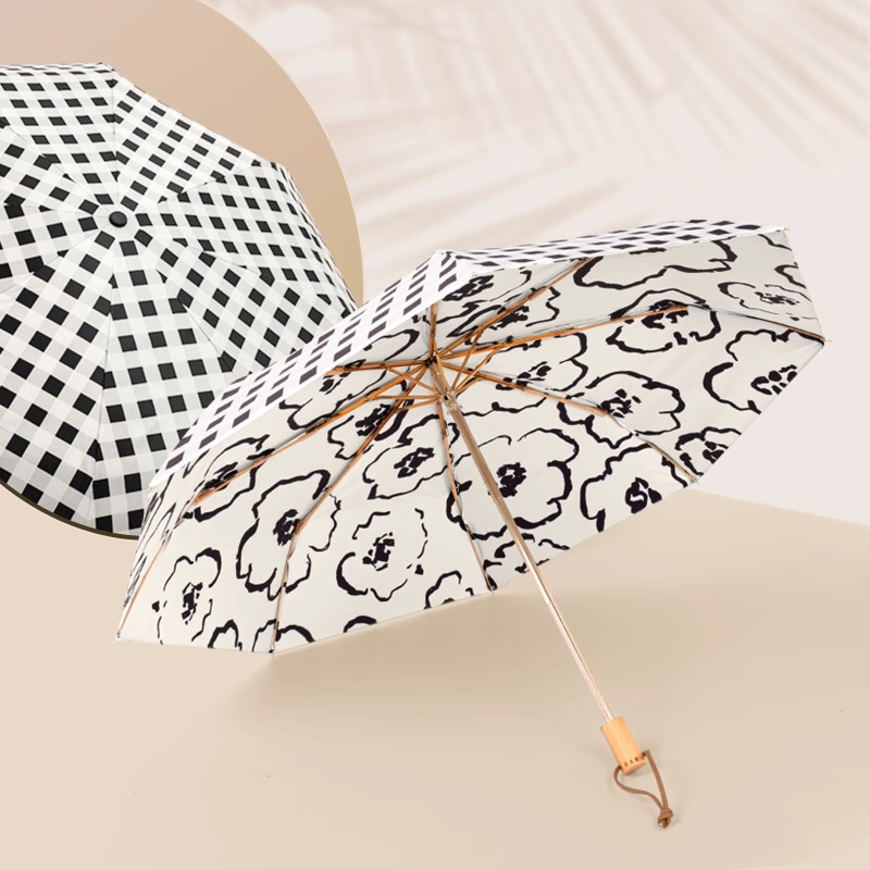 蒙虎荣威 双层防晒晴雨伞两用 个高清大图