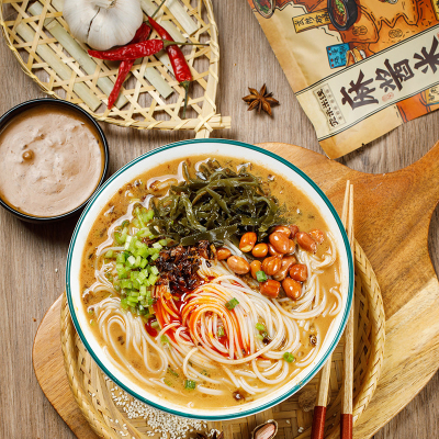 1袋麻酱米线-水煮 宛禾米线河南特产南阳麻酱米线方便速食肥汁米粉粉丝过桥卤米线