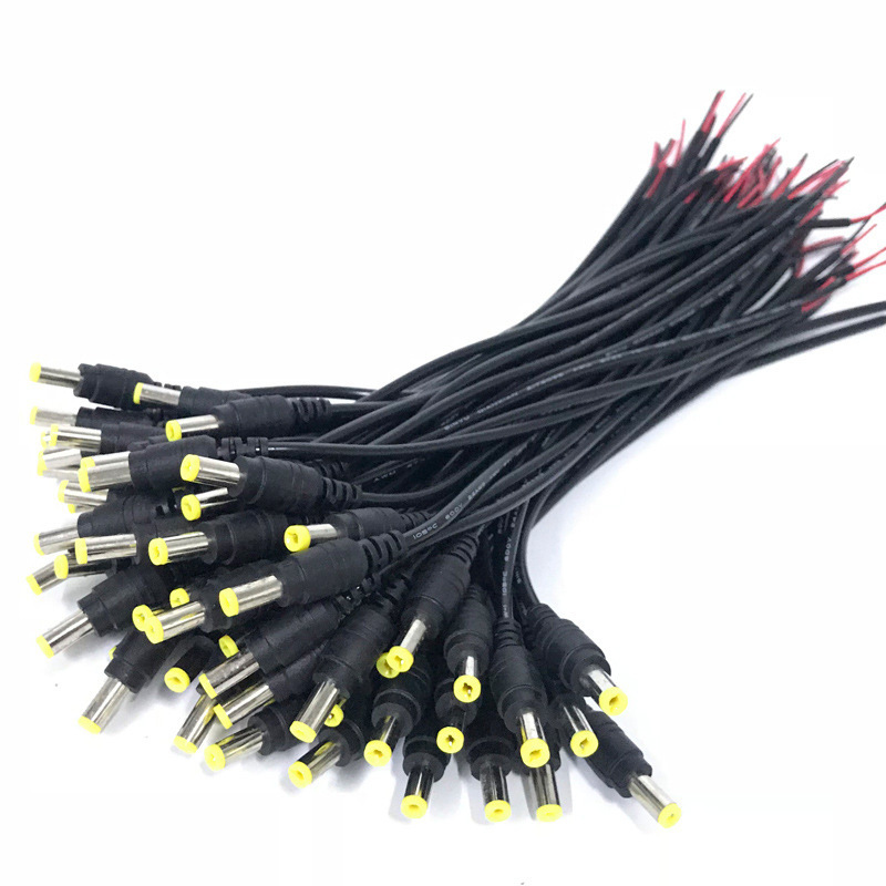 册视监控DC公头电源连接线1米长全铜芯5.5*2.1mm根高清大图