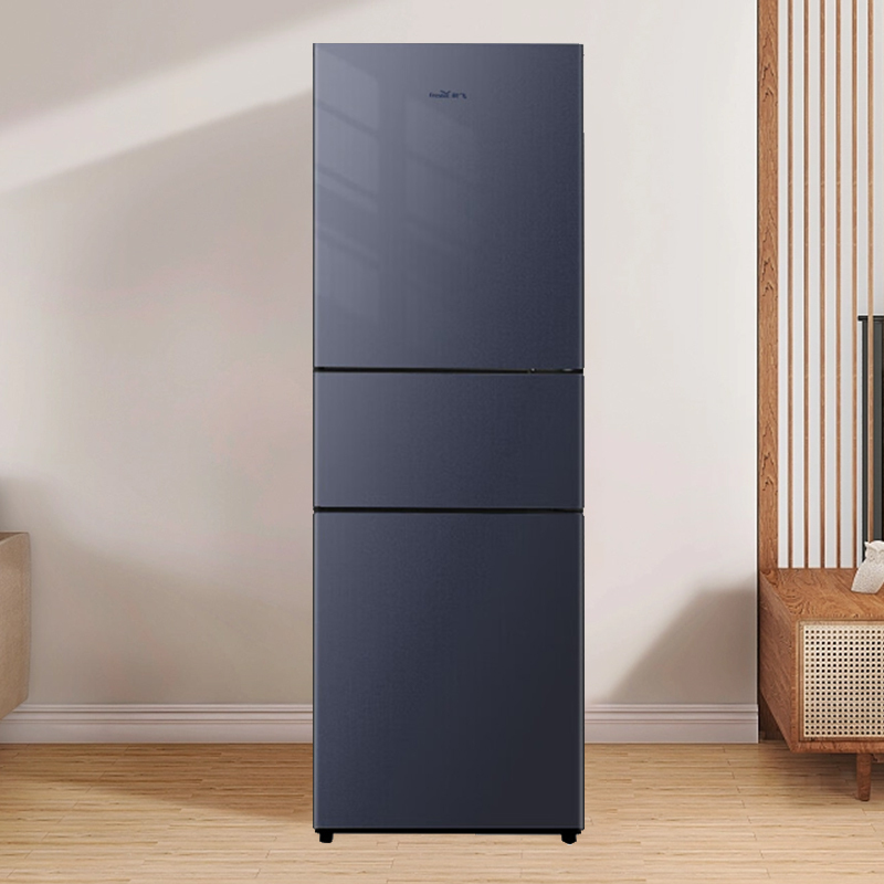 新飞(frestec)210升小冰箱 三门三温中门软冷冻小型家用电冰箱 节能