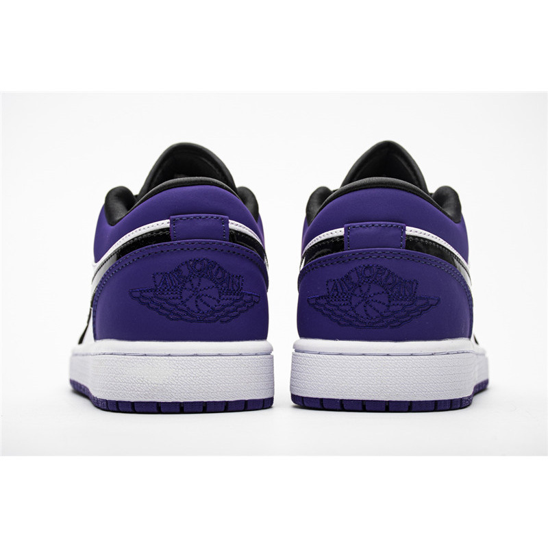 jordan1aj1黑紫脚趾男女低帮运动休闲篮球板鞋跑步鞋553560125