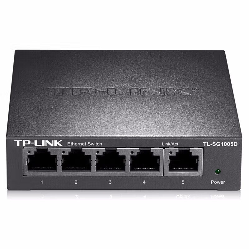 TP-LINK 5口全千兆网络交换机 监控网络网线分线器 分流器 TL-SG1005D