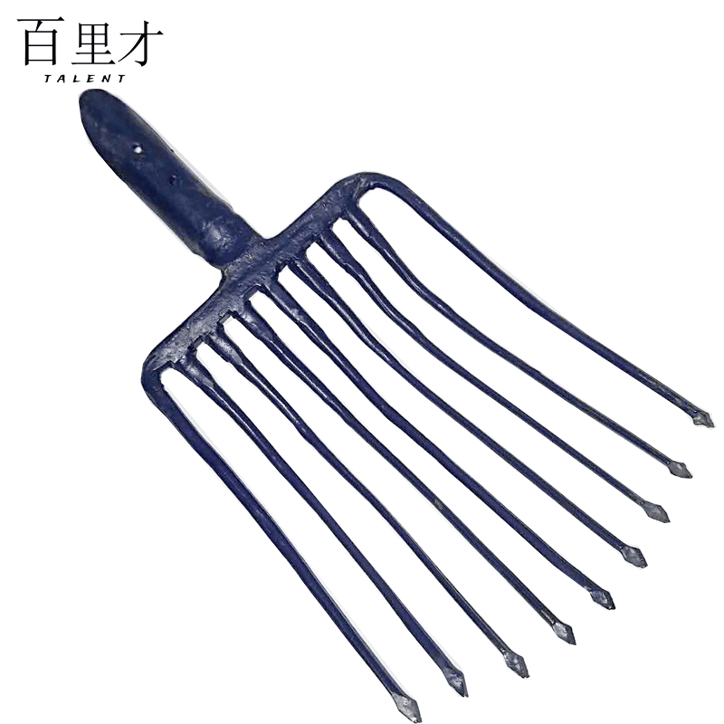 百里才 钢叉九齿叉 把图片