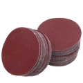 铁洋 背绒砂纸片 植绒砂纸片 5寸125mm 120目红砂 片