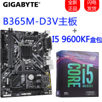 技嘉B365M D3V主板+英特尔 5 9600KF原盒CPU套装