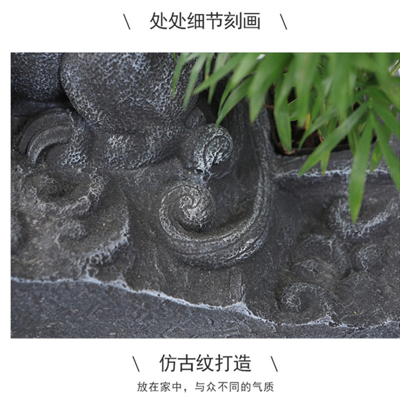 创意乌龟晒台爬台浮岛晒背台爬坡台陆龟缸爬宠浮台晒龟台躲避洞穴高清大图