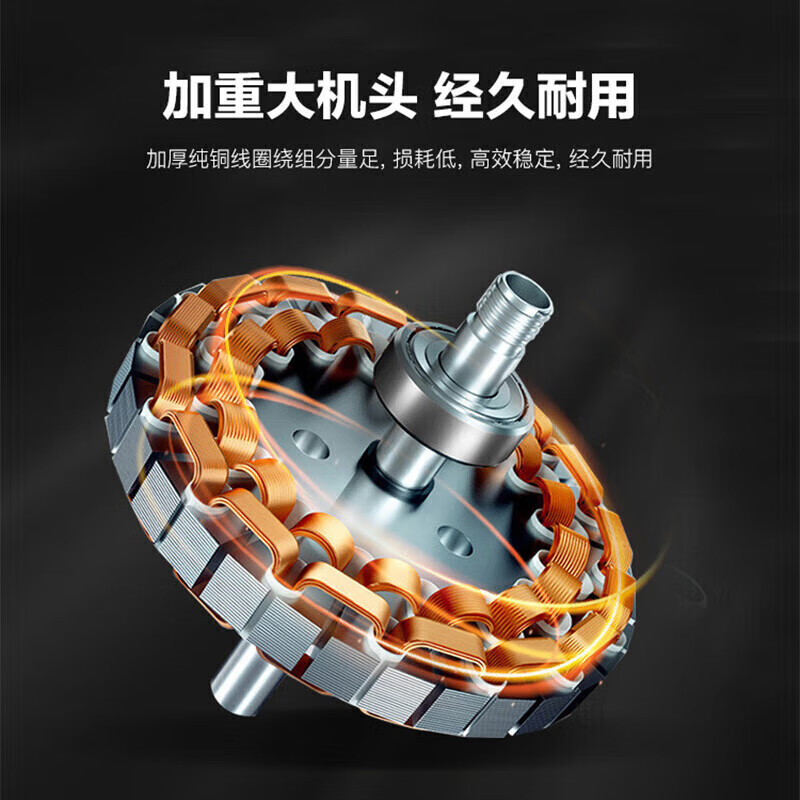 美的(Midea)吊扇56吋工业电风扇家用客厅轻音铁叶大风力宿舍工厂楼顶扇 黑色三叶 FC140-EA高清大图