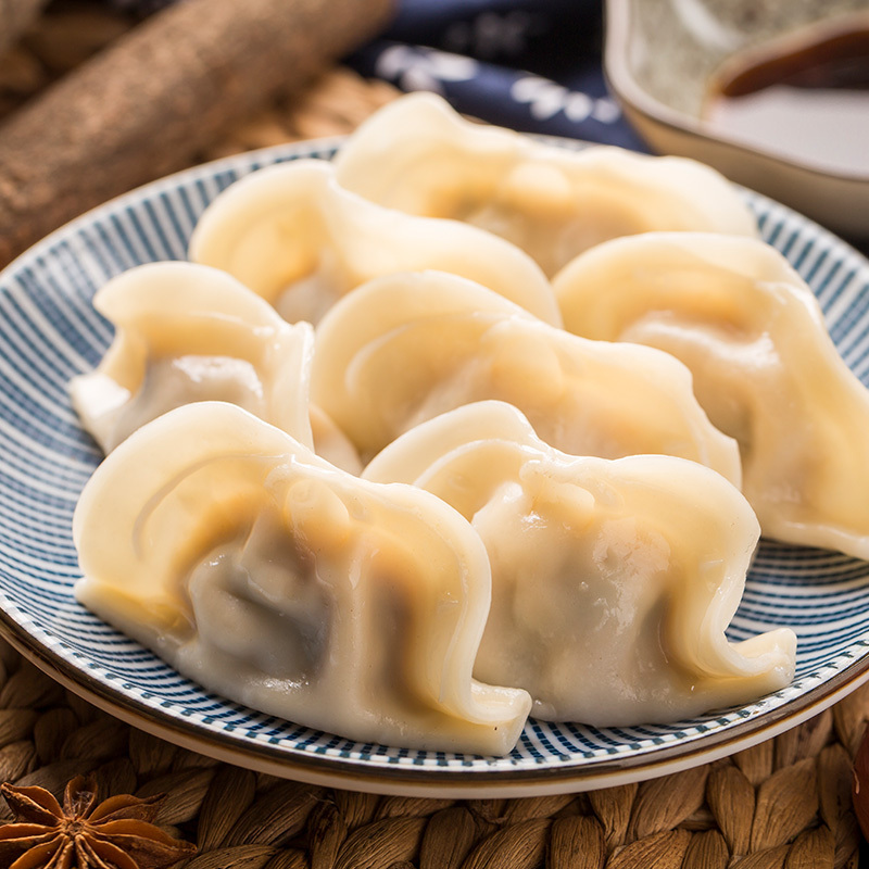 三全珍鲜灌汤猪肉白菜水饺450g