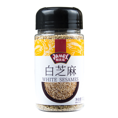 极美滋白芝麻100克熟芝麻