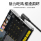 type-c数据线适用华为快充手机mate荣耀小米三星充电器5A闪充type-c编织弯头数据线0.25m[极光银]一条装