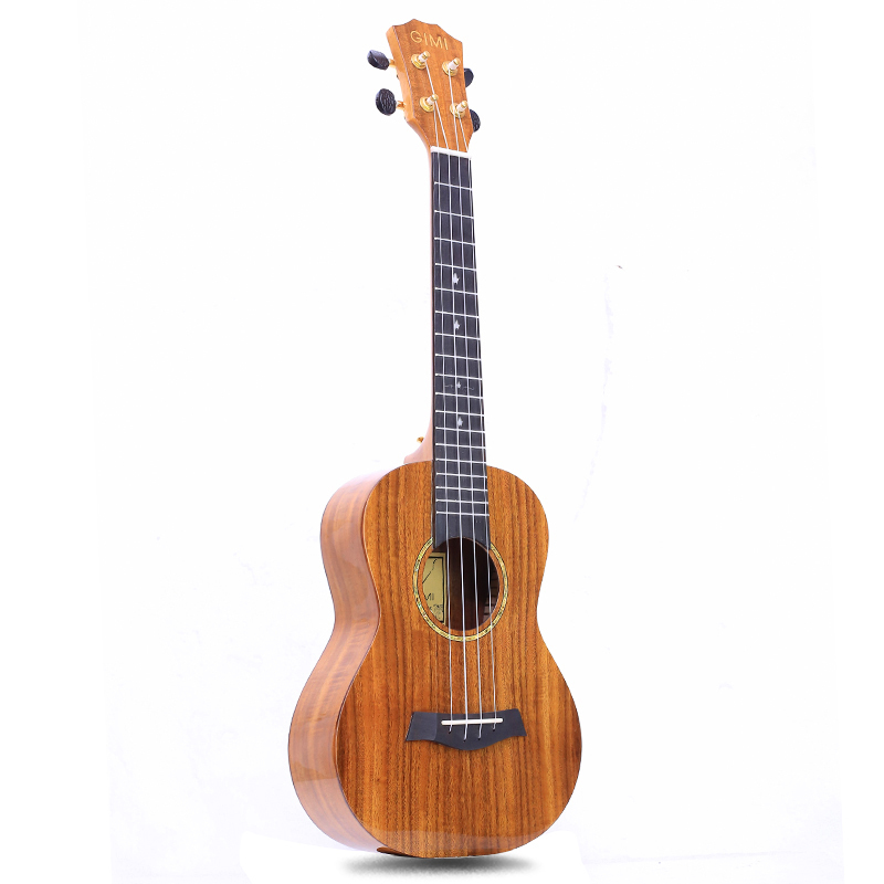 GIMI ukulele 23寸尤克里里单板乌克丽丽初学者小吉他桃花心木26寸