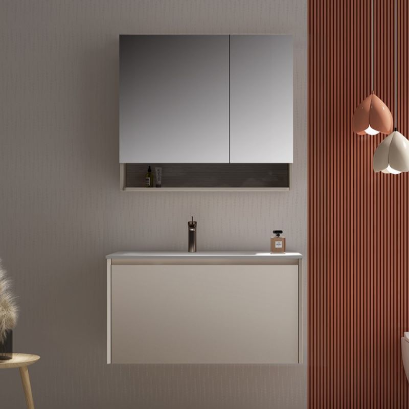 金牌卫浴gold 陶瓷一体盆浴室柜组合实木智能镜灯卫生间洗脸盆洗手盆