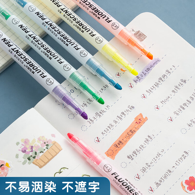 晨光M&G学生专用中性笔0.5mm流畅书写防漏油耐用设计高清大图