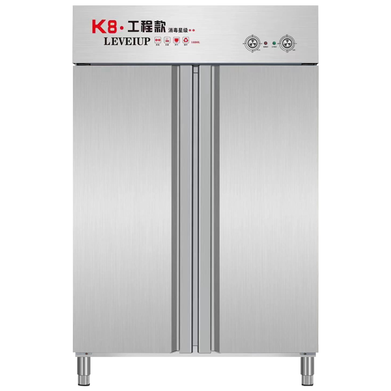 埃利斯（AILISI）RTP-1200A3商用大容量红外线中温臭氧消毒保洁餐厅食堂多功能配餐消毒柜高清大图