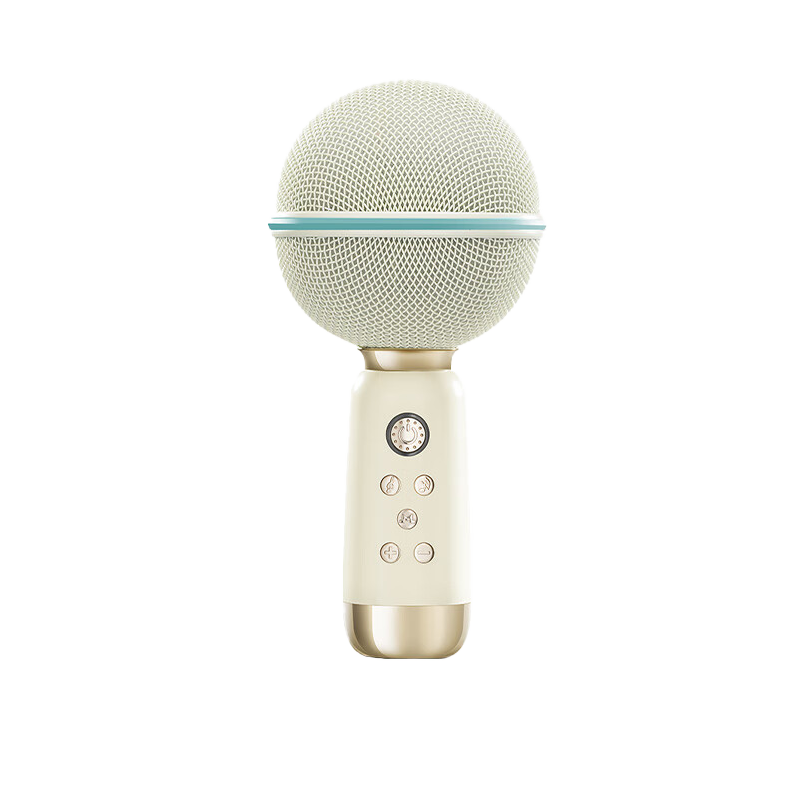 猫王收音机猫王灵感小行星无线麦克风音响一体式话筒家用K歌手机K歌宝智能降噪超长续航娱乐家庭KTV 无垠白高清大图