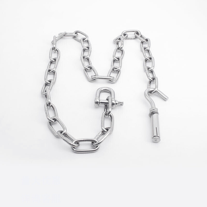 BONJEAN304不锈钢链条234568粗不锈钢链狗晾衣护栏秋千铁链子 20mm(用途:起重)高清大图