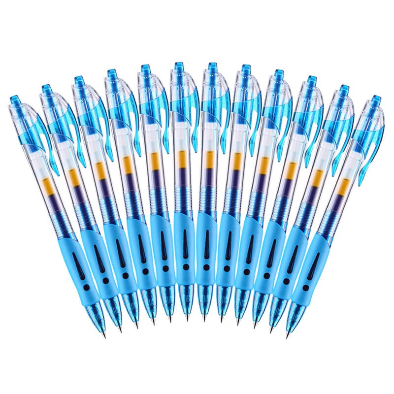 晨光 M&G 按动中性笔 GP-1008 0.5mm(蓝色))12支/盒 (替芯 G-5)高清大图