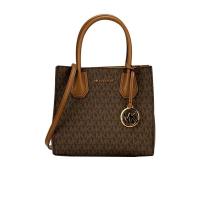 迈克·科尔斯(MICHAEL KORS)女士牛皮PVC徽标印花单肩包时尚百搭