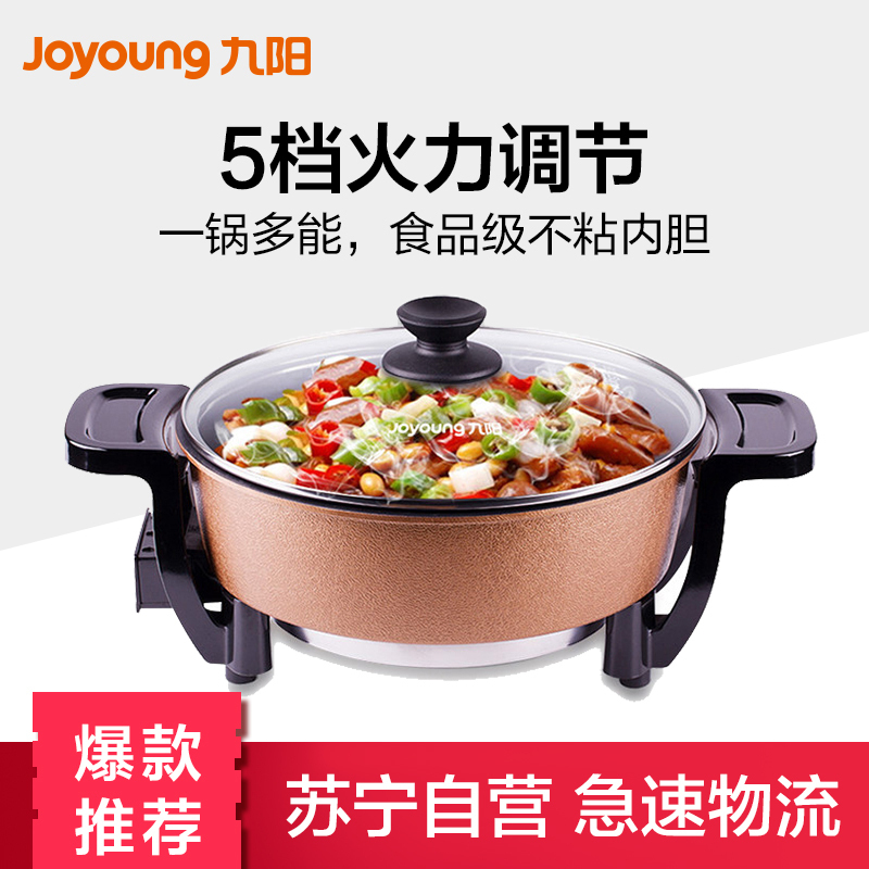 九阳(Joyoung)电火锅JK-30H06 多功能电热锅 自动断电功能 支持温度调节 3L 2-4人