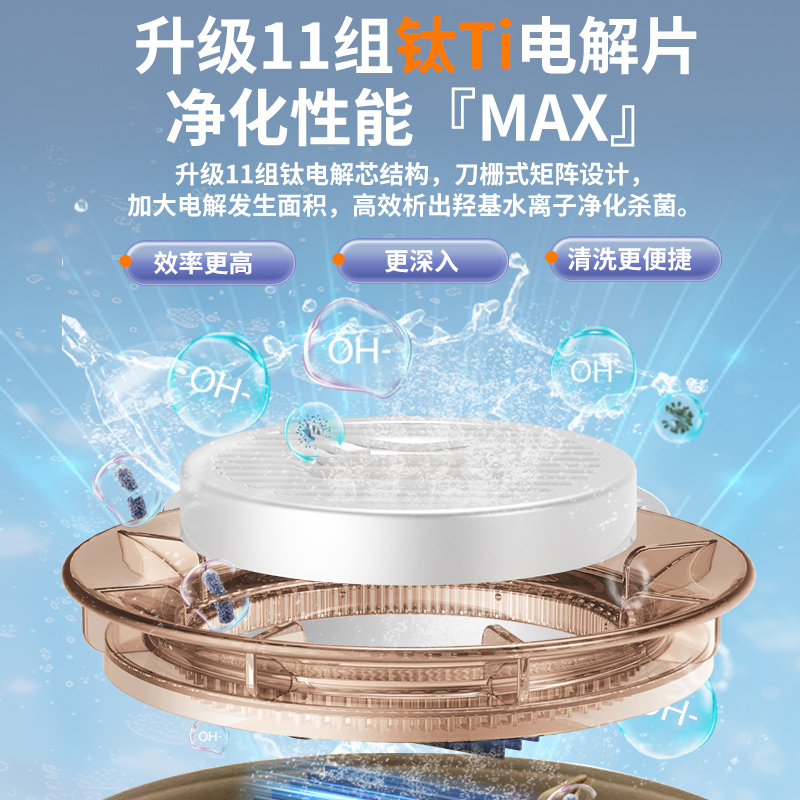 荣事达果蔬清洗机洗菜神器水果蔬净化器除菌去农残自动食材净化机RSQ-7TF1高清大图