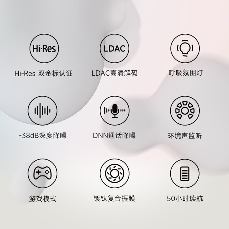 漫步者(EDIFIER) Free Pro主动降噪耳机头戴式蓝牙耳机手机音乐耳麦手机通用