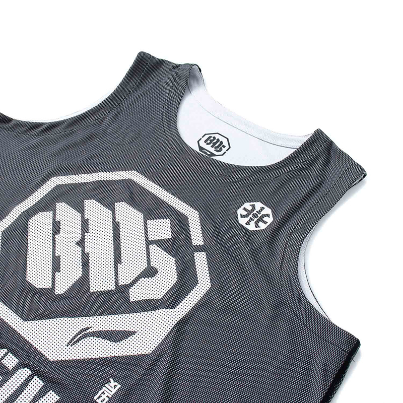 李宁反伍badfive篮球比赛服男士旗舰新款背心宽松针织运动服