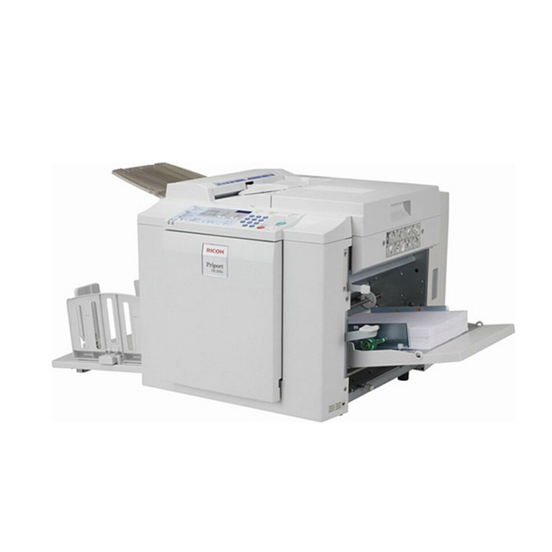 理光dd2433c数码速印机学校油印机试卷印刷机一体化速印机视频