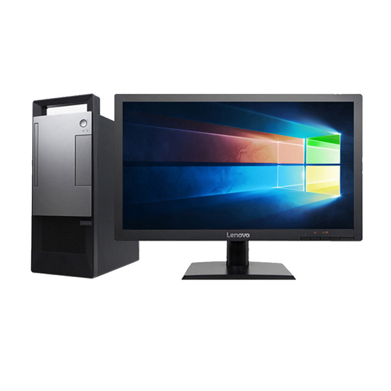 联想(Lenovo)扬天T4900v 商用台式电脑 21.5英寸屏(I5-9400 8GB 1TB 无光驱 W10H)
