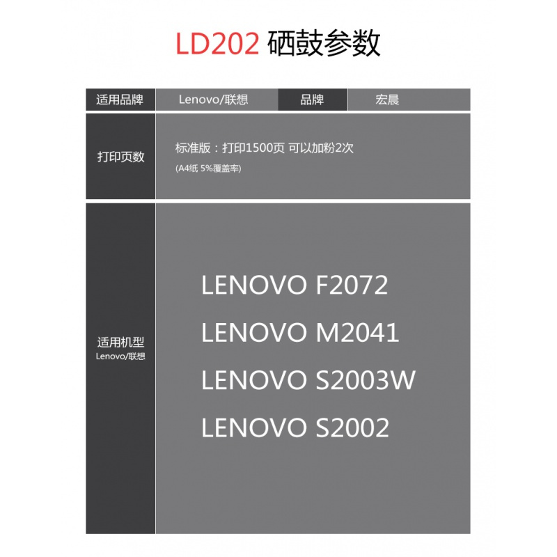 出众适用联想m2041硒鼓 联想2041打印机晒鼓 联想m2041墨盒易加粉息鼓