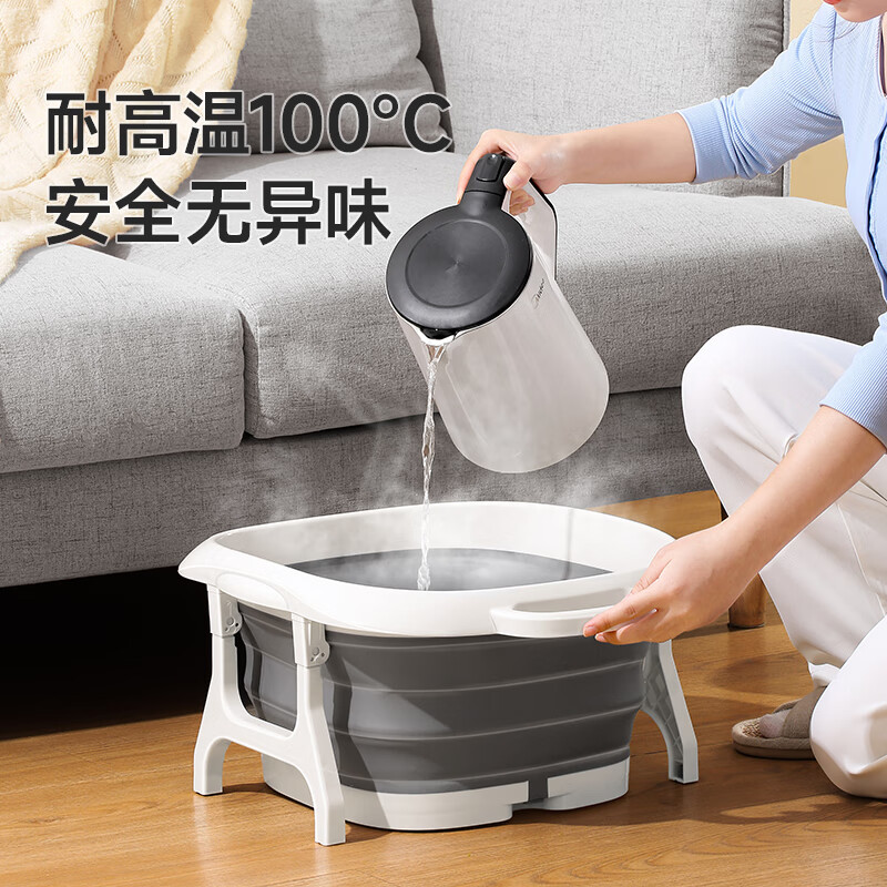 美丽雅(maryya) 99333 折叠足浴盆15L 8819 家用便捷成人 洗脚盆按摩足浴加厚 1011346高清大图